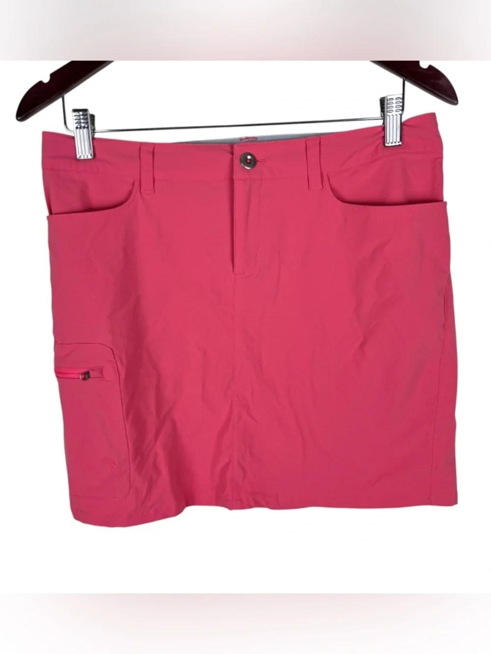 Patagonia Quandary Skirt Womens 6 Pink Hiking Outdoor Stretch Cargo Mini Skirt